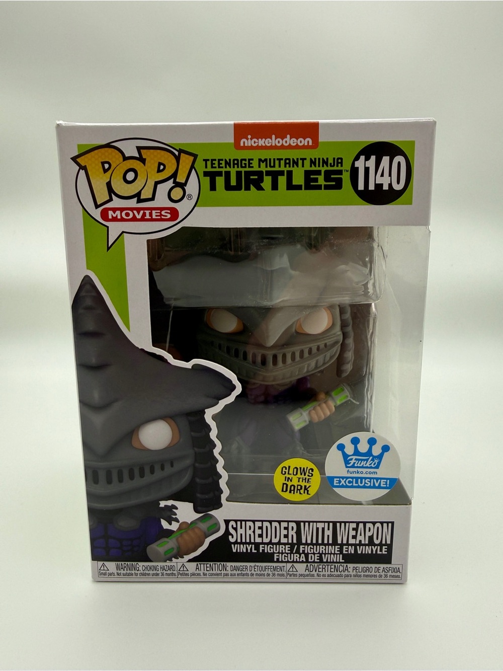 Teenage Mutant Ninja Turtles: shredder with weapon, Funko Pop #1140 - Exclusive